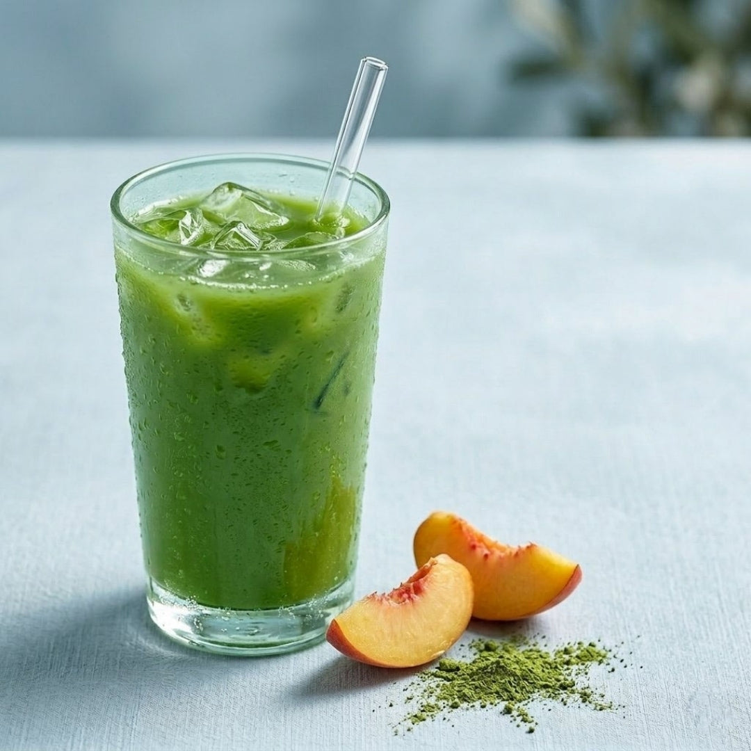 Gud4u: Clean Energy, Matcha & Peach Flavor