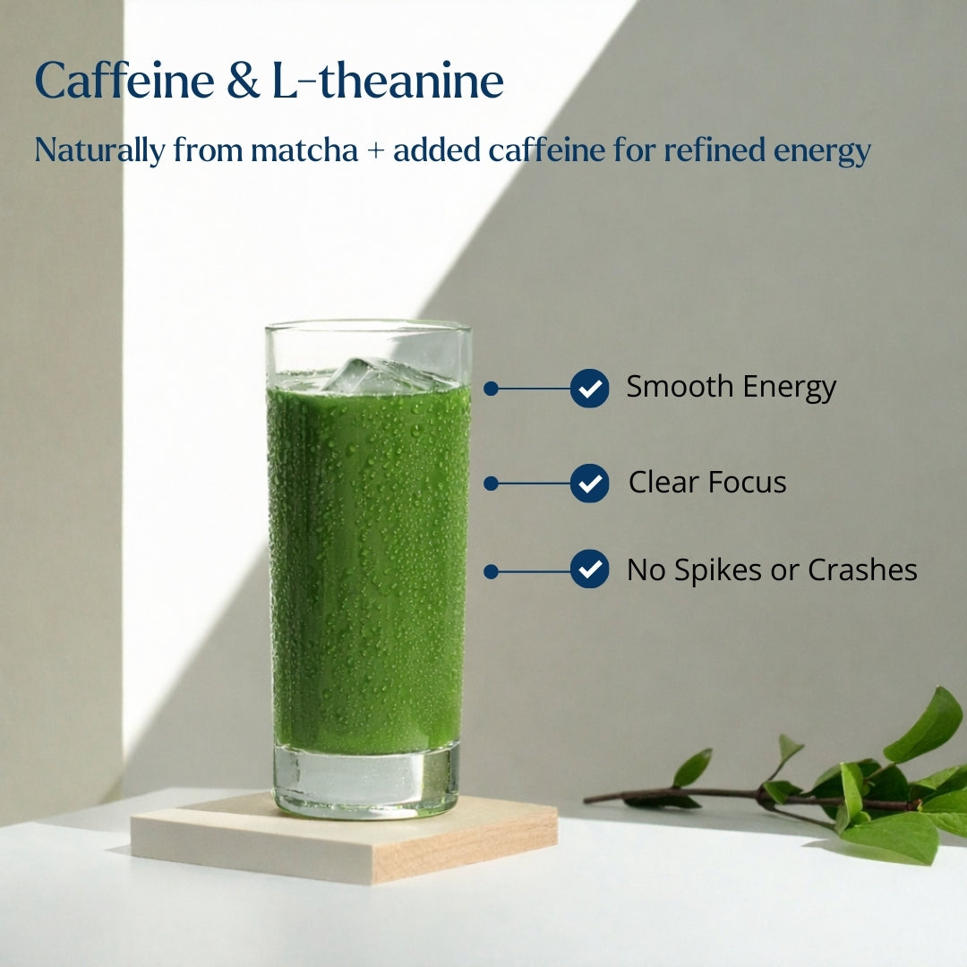 Gud4u: Clean Energy, Matcha & Peach Flavor
